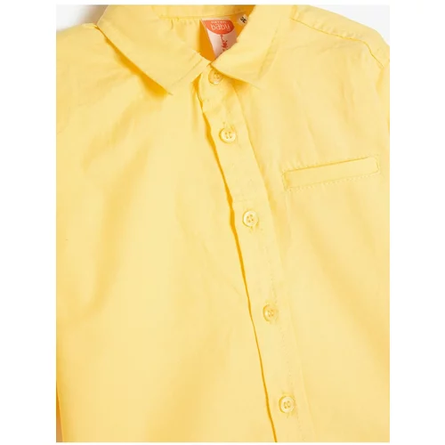 Koton 3smb60057tw Boys Shirt Yellow