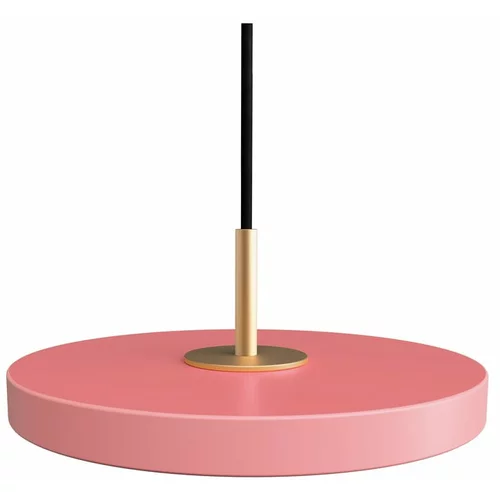UMAGE Rožnata LED viseča svetilka s kovinskim senčnikom ø 15 cm Asteria Micro –