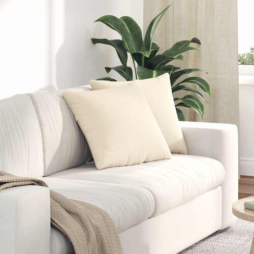  Jastučići za sofu 2 pcs Krema 45 x 45 cm Kordura tekstil Slike