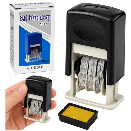  Automatic Date Stamp Adjustable Office Date Stamp Black Cijene