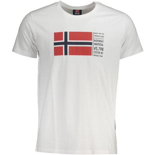 Norway 1963 WHITE MEN&amp;amp;#39;S SHORT SLEEVED T-SHIRT Slike