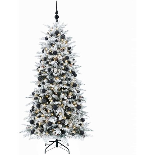  Umjetno božićno drvce s kuglicom 240 cm 300 LED lampica Slike