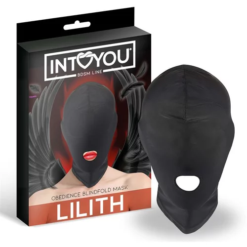 INTOYOU BDSM LINE Lilith incognito maska ​​s črnimi odpiranje, (21078835)