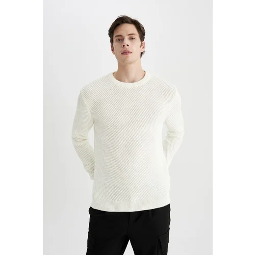 Defacto Standard Fit Crew Neck Sweater