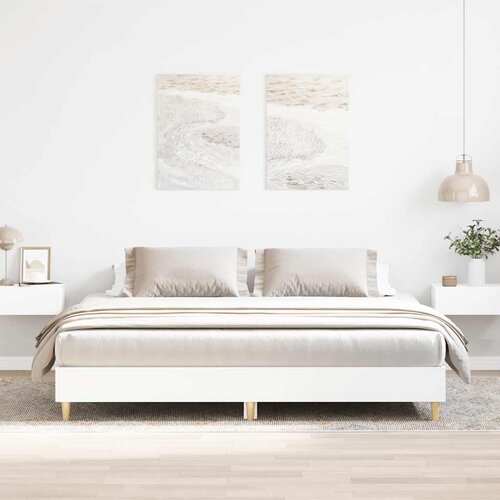 VidaXL Okvir kreveta bez madraca bijeli 160x200 cm izrađeno drvo Slike