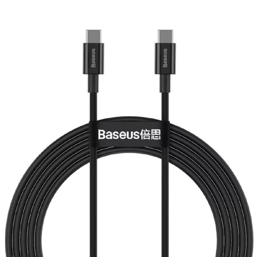 Baseus podatkovni kabel CATYS-C011 Superior QC Type C 100W 2m - črn