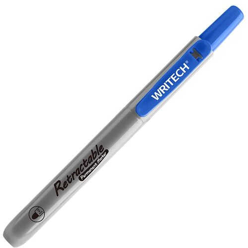  PERMANENTNI MARKER 2 mm okrugli vrh WRITECH W-805P CLICK PLAVI Cene