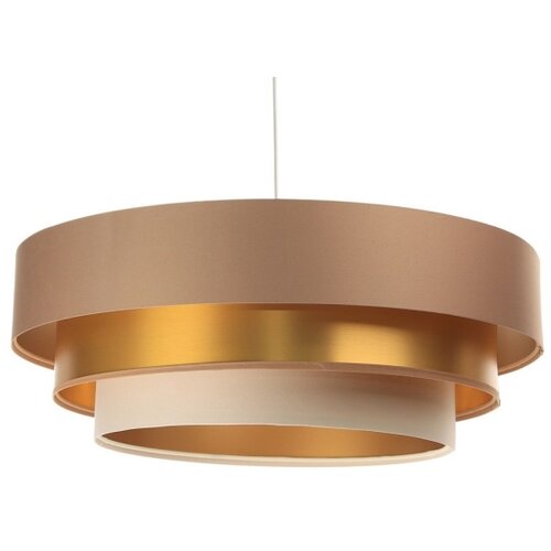  Luster na sajli TRINITI 1xE27/60W/230V bež/zlatna Slike