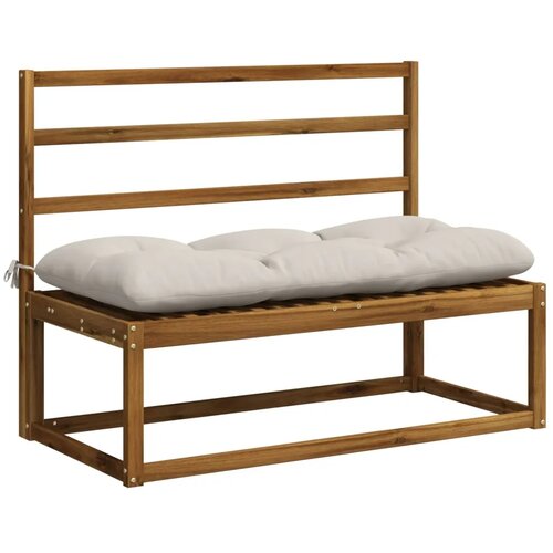  Jastučić za klupu VIANEN 100% poliester Bijela 100 x 50 x 12 cm - Bijela 100 x 50 x 12 cm Slike