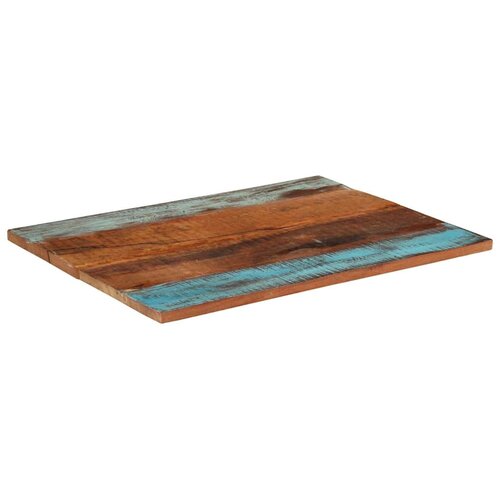  Pravokutna stolna ploča 70 x 90 cm 25 - 27 mm obnovljeno drvo Slike