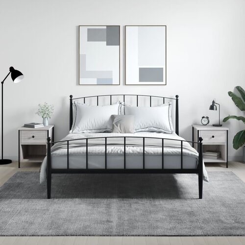 vidaXL Nočna omarica 2 kosa siva sonoma 40x42x50 cm inženirski les Cene