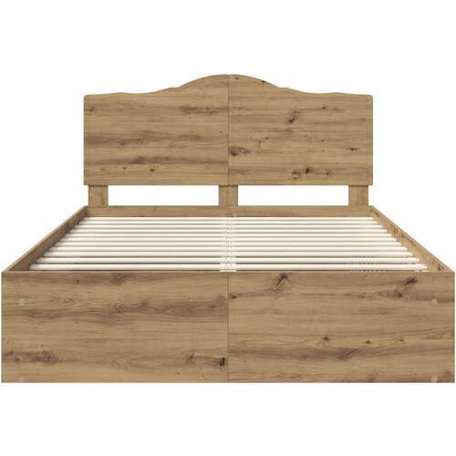  Okvir za krevet Umjetnička hrastovina 140 x 190 cm Slike