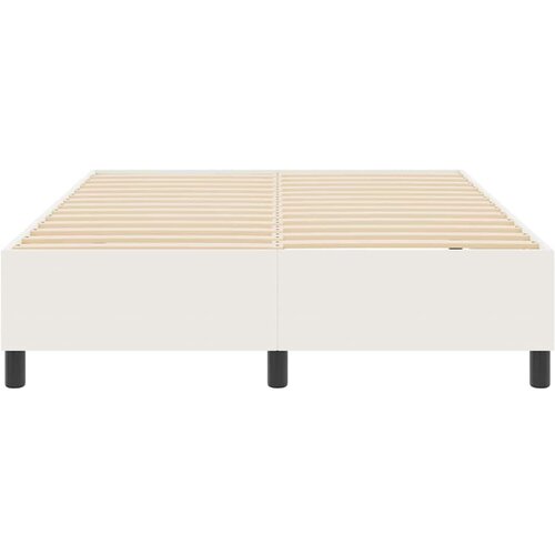  Krevetna platforma Krema 140 x 190 cm Kordura tekstil Slike