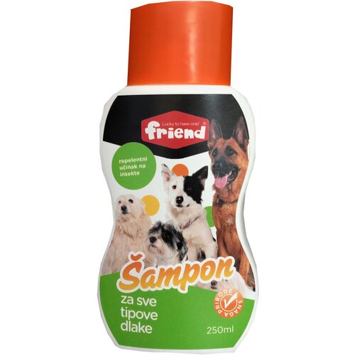 Friend &amp;Scaron;ampon Za Pse, Za Sve Tipove Dlake, 250 Ml Slike