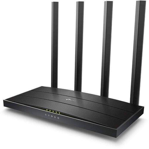 Tp-link Bežični ruter ARCHER C6 Wi-Fi AC1200 867Mbps 300Mbps 1xGWAN 4xGLAN 4 antena crni Cene