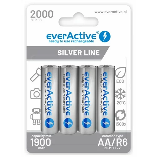  Polnilne baterije EVERACTIVE AAA, 4/1 800 Silver line
