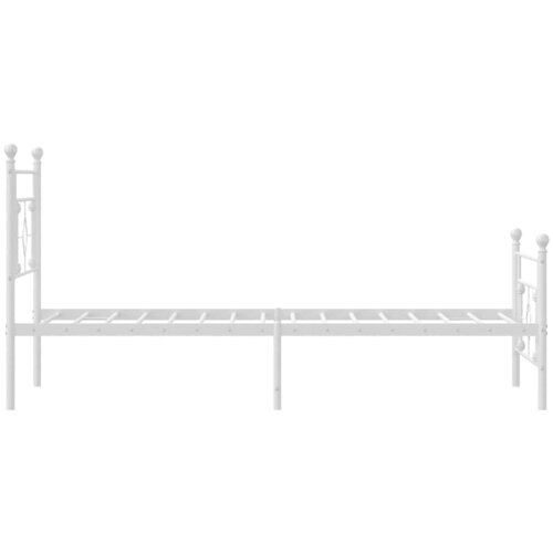  okvir kreveta uzglavlje i podnožje bijeli 107x203 cm Slike