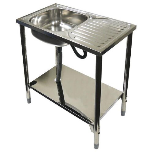 Master Korito za sudoper na stalku 78x43x17cm sa sifonom S304 POLISH FS-7843A Slike