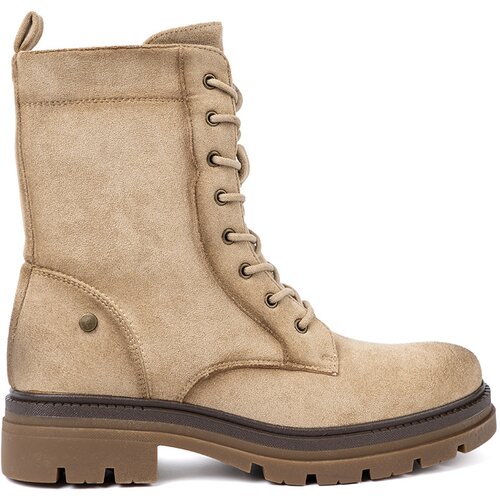 Shelvt Suede beige workers with solid tread Cene