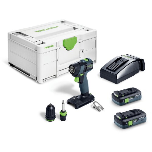 Festool Brezžični vrtalni vijačnik TXS 18 TBX4,0 I-Plus, Brezžični vrtalni vijačnik 579347 Cene
