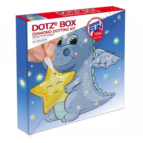 Diamond Dotz Dijamantski mozaik Sleepy time Dragon, 22x22cm Cene