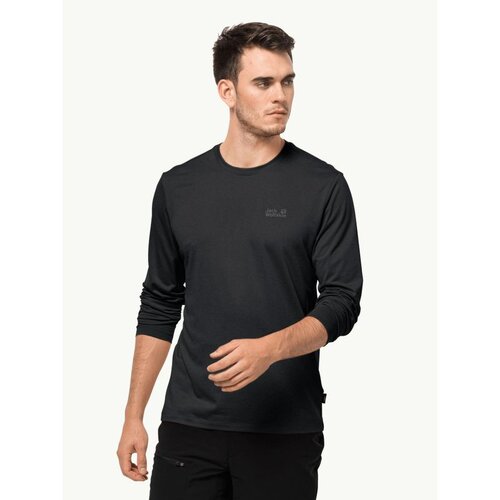 Jack Wolfskin muški aktivni veš gornji deo sky thermal m top - crna Cene