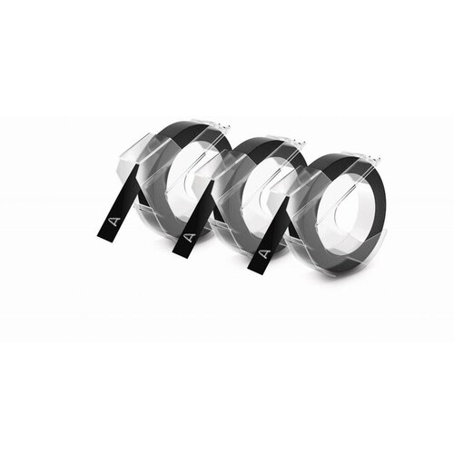 Dymo 1x3 Embossing Labels 9mm black Slike