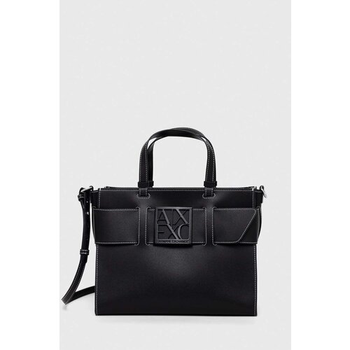 Armani Exchange Torbica črna barva Slike
