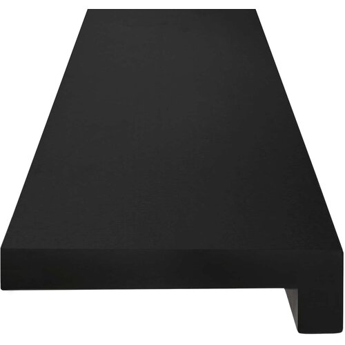  Prozorske klupice 2 kom. Crna 80x 40 x 2 cm Čvrsto drvo bukve Slike