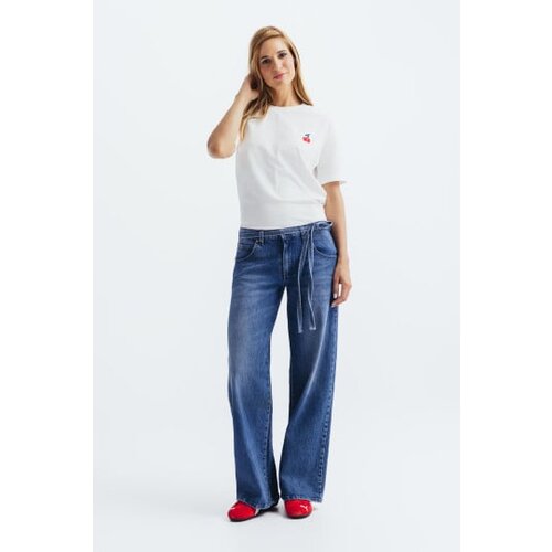 Legendww zenske wide fit farmerke srednji struk -model 251 Cene