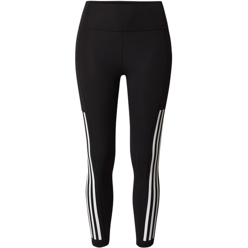 Adidas Športne hlače 'Optime 3Stripes ' črna / bela Cene