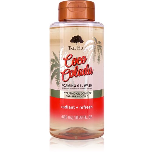 TREE HUT Coco Colada Foaming Gel Wash pjenasti gel za tu&amp;scaron;iranje 532 ml Slike