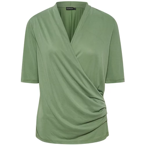 SOAKED IN LUXURY Bluza 'Columbine' pastelno zelena