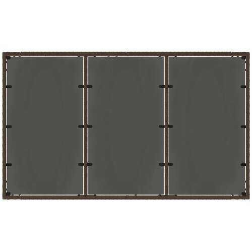  set za objedovanje 7 pcs Smeđa i krem bijela Slike