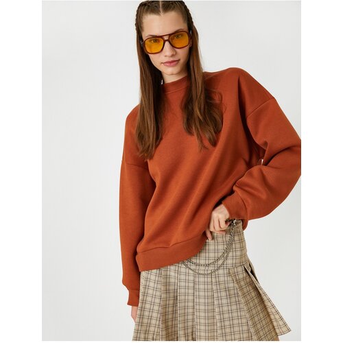 Koton Sweatshirt - Orange - Oversize Slike
