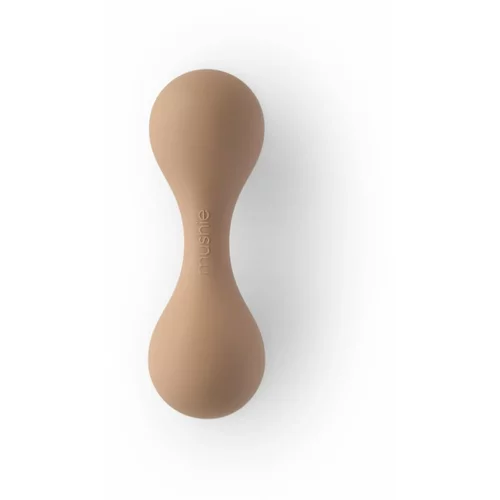 Mushie Silicone Rattle Toy ropotuljica Natural 1 kos