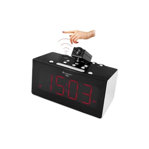 Soundmaster FUR6005 bežični radio sa satom, kuhinjski radio, džepni radio, UKW, crne boje Cijene