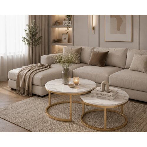 Bolzz COFFE STO SET 2 KOM GOLD Cene