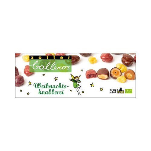 Zotter Schokoladen Bio Balleros "Božični prigrizki" Cene