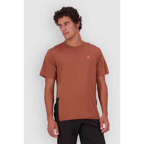 Mons Royale Merino Tarn Shift Funkcijska majica cinnamon / black Slike