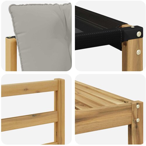  Set vanjskih sofa 9 kom. Bijela i svjetlosiva Cene