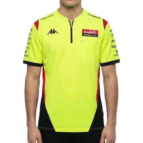 Kappa mu&amp;scaron;ka majica polo acrax VR46, žuta Slike