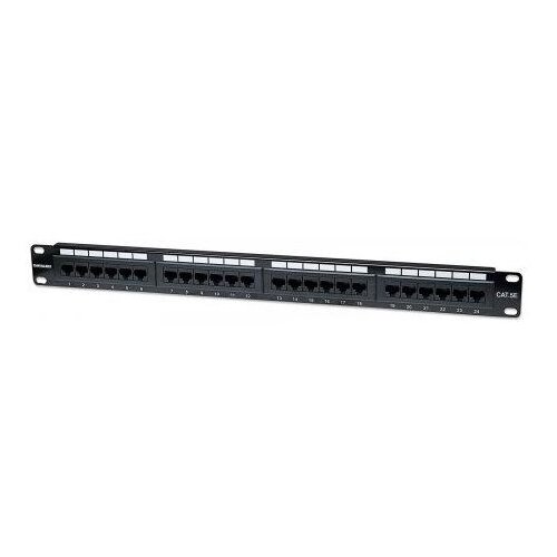 Intellinet prespojni UTP panel Cat.5e 24-portni 1U 19", crni Cijene