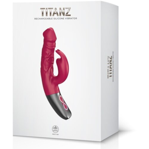 NMC Titanz Vibrator Rabbit Titanz 7 Pink Cene