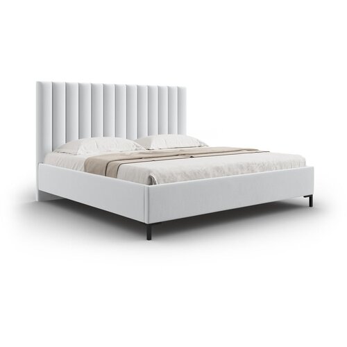 Mazzini Beds Svetlo siva oblazinjena zakonska postelja s prostorom za shranjevanje z letvenim dnom 140x200 cm Casey &amp;ndash; Slike