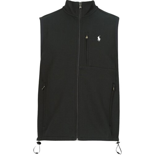 Polo Ralph Lauren Puloverji SWEATSHIRT ZIPPE SANS MANCHES EN DOUBLE KNIT TECH Črna Slike