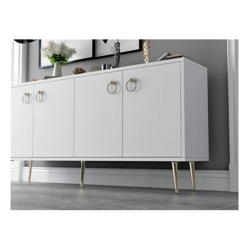 Woody Fashion Komoda Drop White Slike