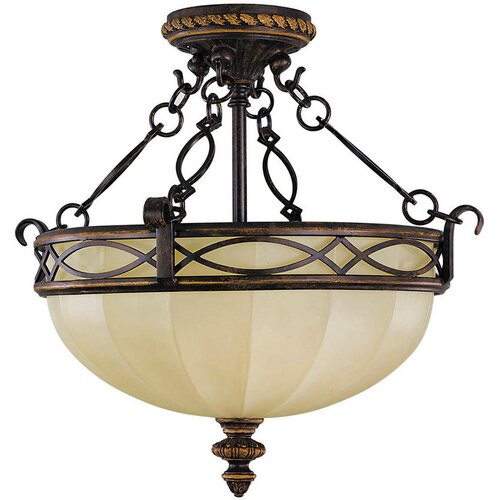 Elstead Lighting Feiss FE-DRAWING-ROOM-SFC - Prislonjeni plafonski luster DRAWING ROOM 2xE27/60W/230V Cene