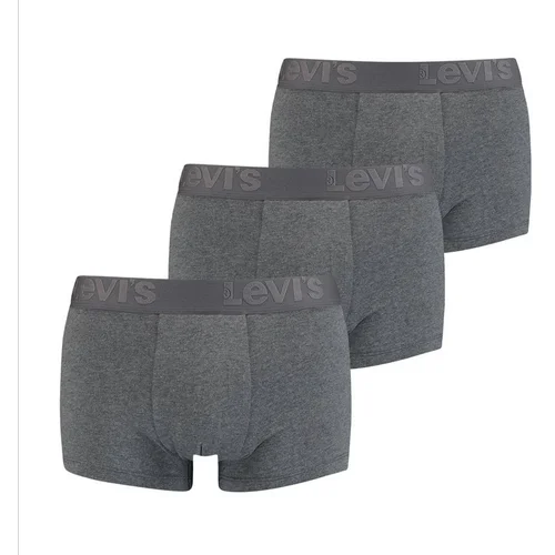 Levi's 3PACK men's boxer shorts Levis gray (905042001 007)