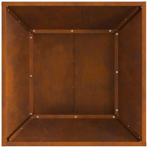 VidaXL Čelik otporan na vremenske uvjete/Smeđa 60 x 60 x 35 cm Stilsko Slike